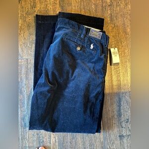 Men’s Polo Blue Corduroy Pants